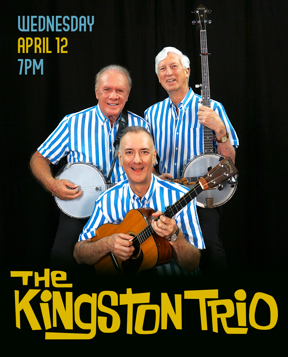 Kingston Trio at The Katharine Hepburn Cultural Arts Center