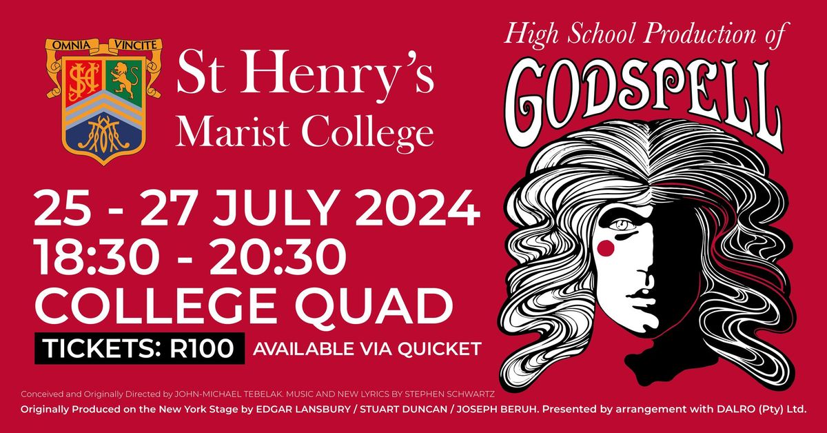 St Henry's Marist College High School Production - GODSPELL