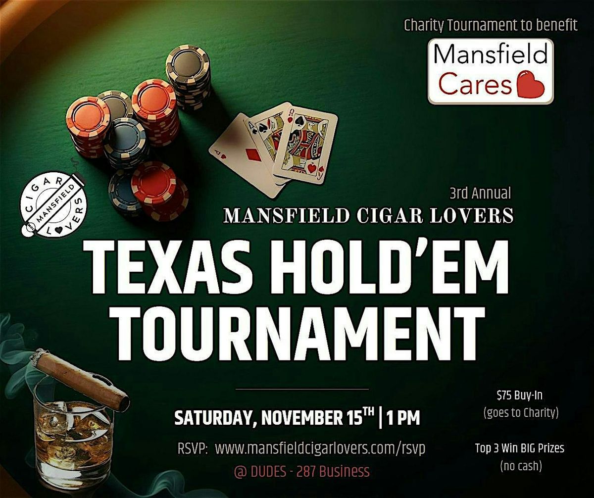 MCL-3rd Annual Charity Poker Tournament benefiting Mansfield Cares