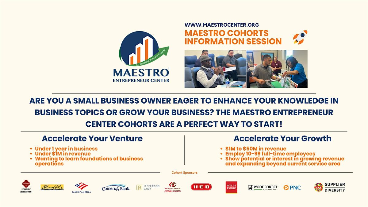 Maestro Cohorts Information Session