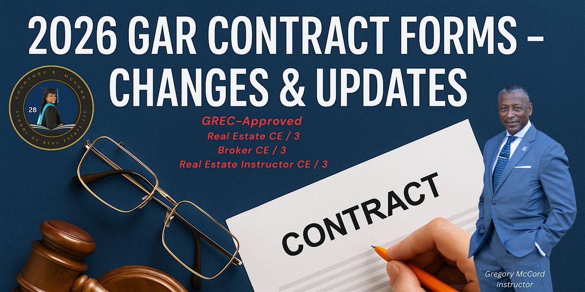 2026 GAR Contract Forms \u2013 Changes & Updates - In-Person & Virtual ZOOM