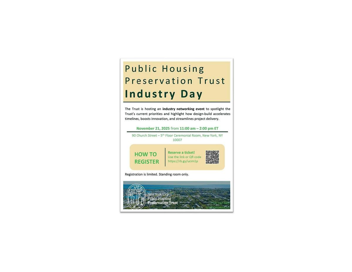 New York City Public Housing Preservation Trust Industry Day