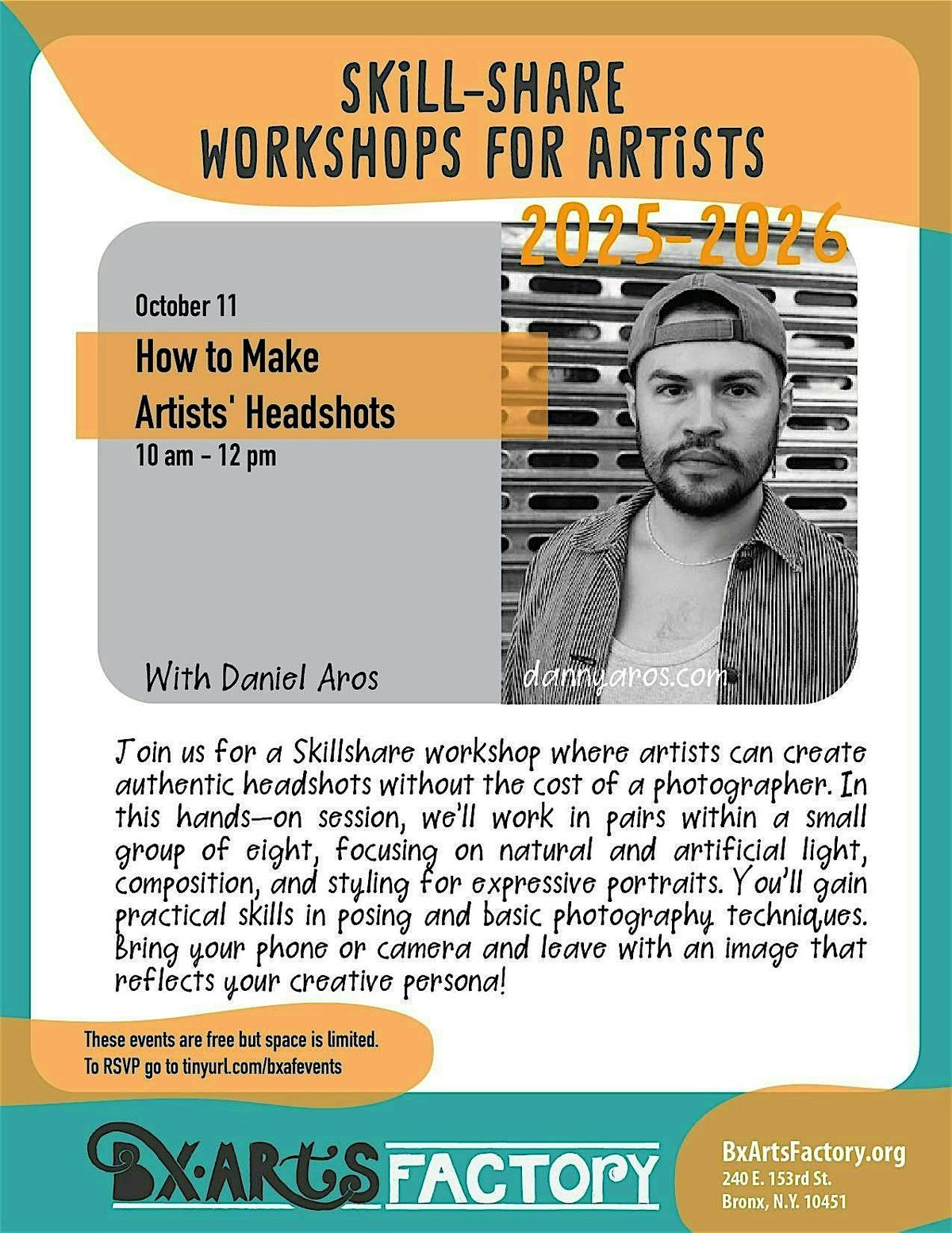 How to Make  Artists' Headshots with Danny Aros