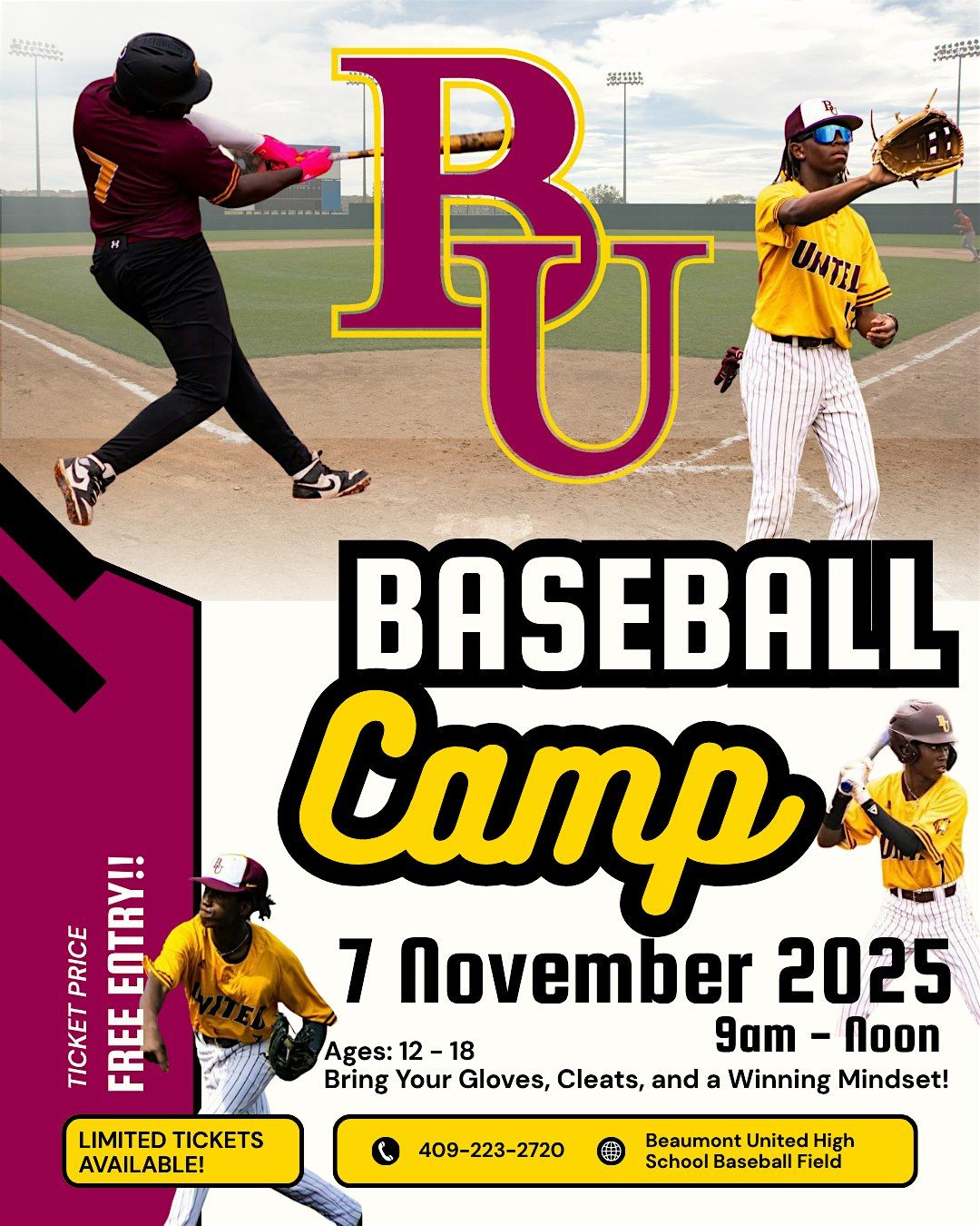 Beaumont United Baseball Camp