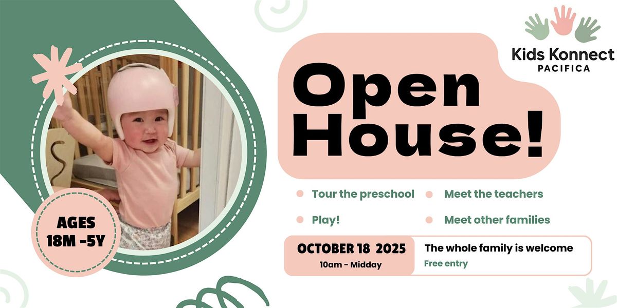 Preschool Open House at Kids Konnect Pacifica! October 2025