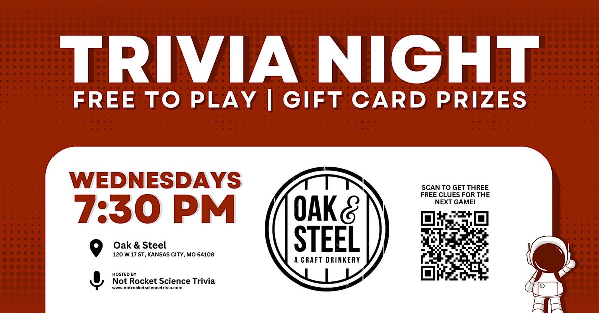 Trivia Night at Oak & Steel