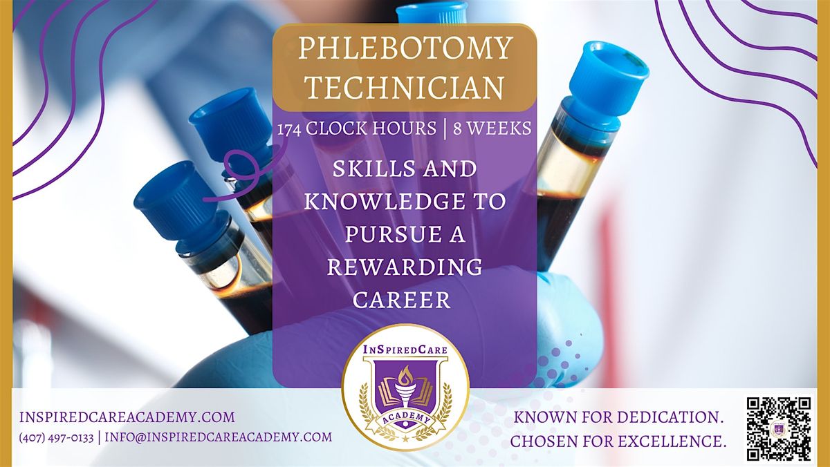 Learn a NEW SKILL TODAY- Phlebotomy  Training