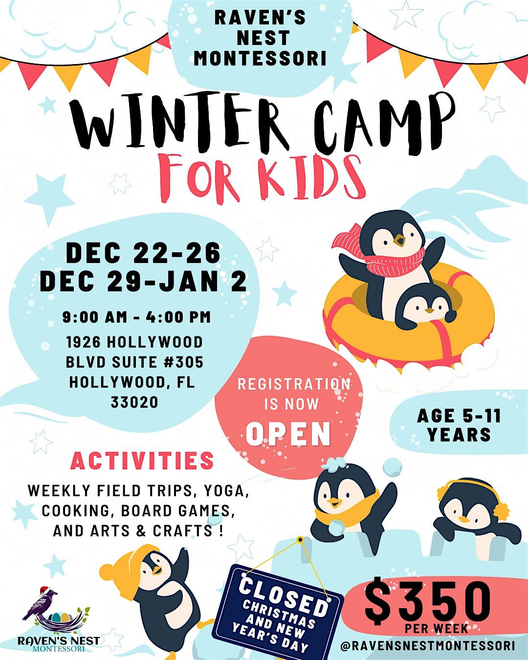 Winter Camp at Raven's Nest Montessori