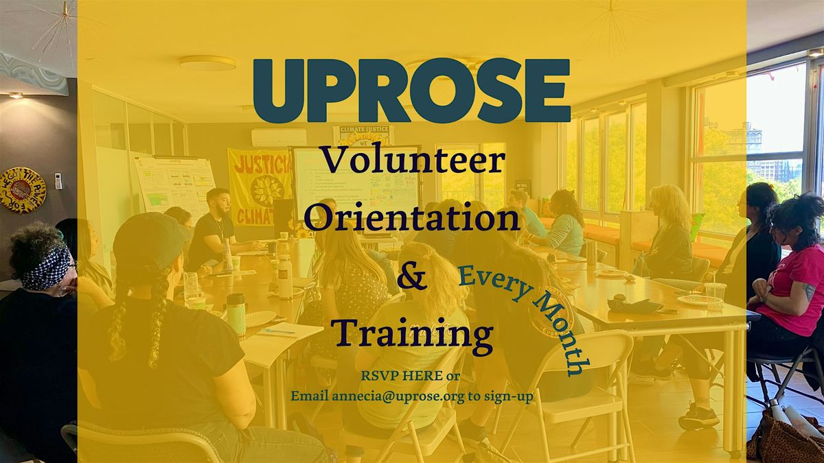 UPROSE Volunteer Training