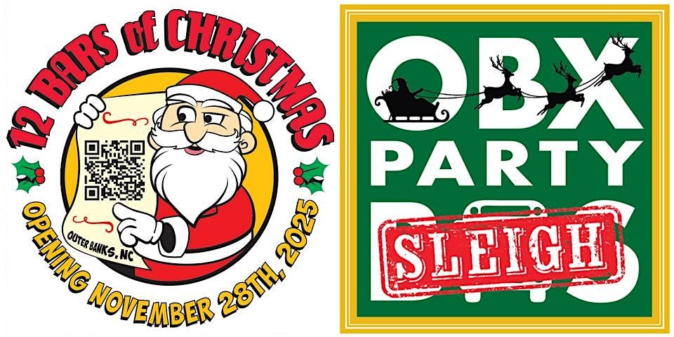 12 Bars of Christmas VIP crawl on the OBX Party Sleigh (GOLD ROUTE)