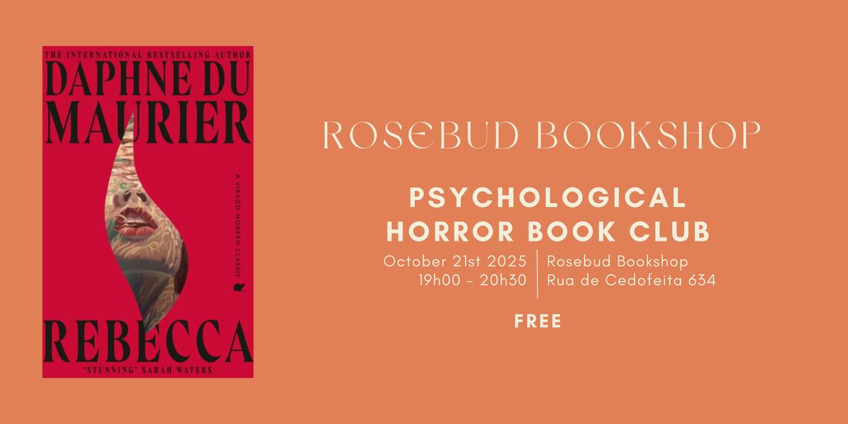 Rosebud Bookshop October Psychological Horror Book Club