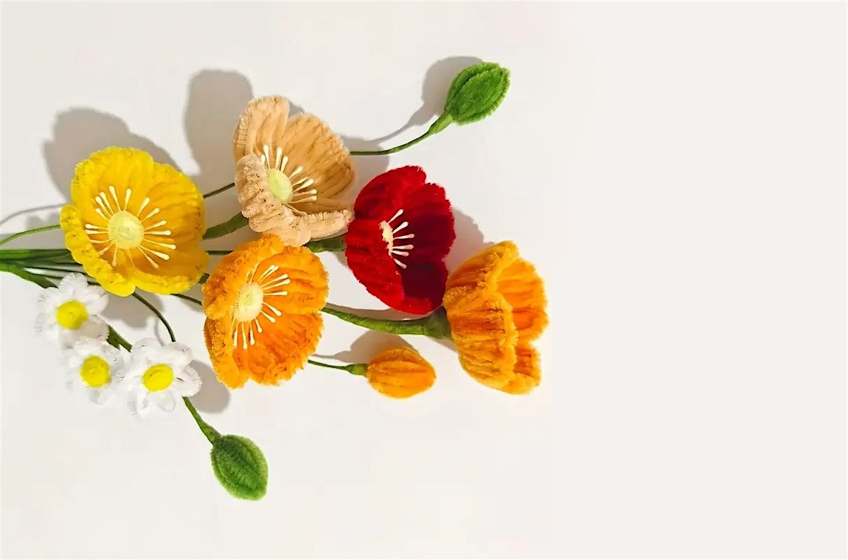 Chill Crafts: Pipe Cleaner Poppies