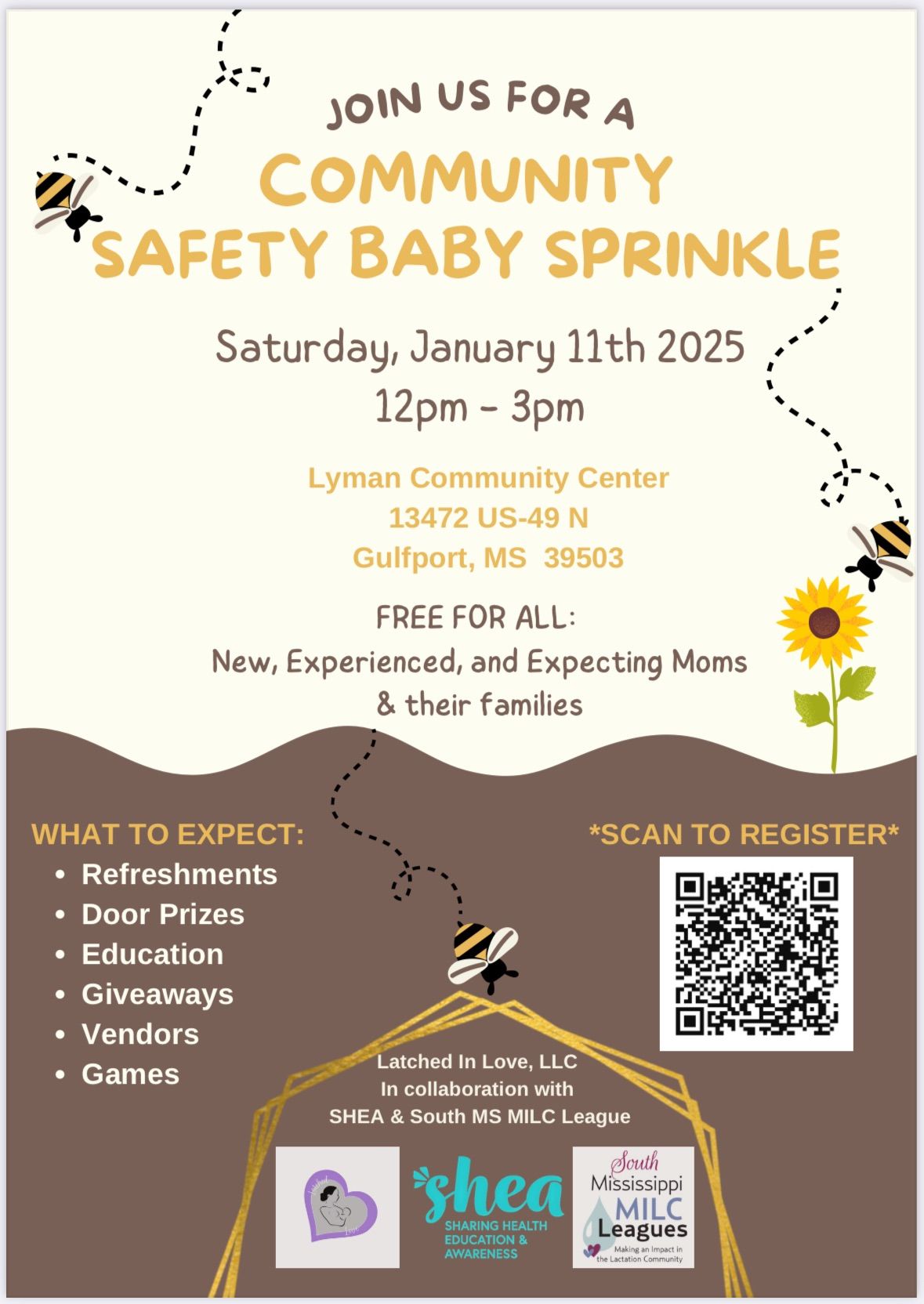 Community Safety Baby Sprinkle