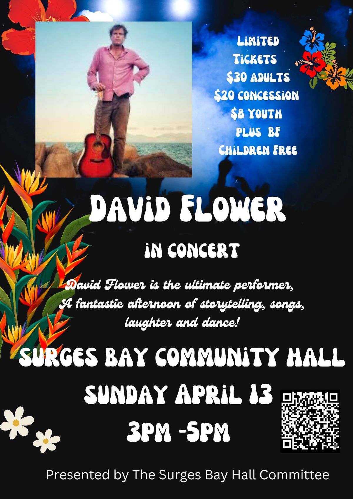 David Flower in Concert Surges Bay Community Hall