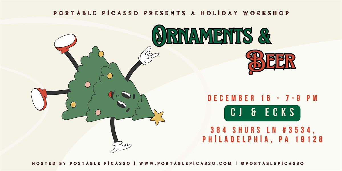 Ornaments & Beer - Paint and Sip Night