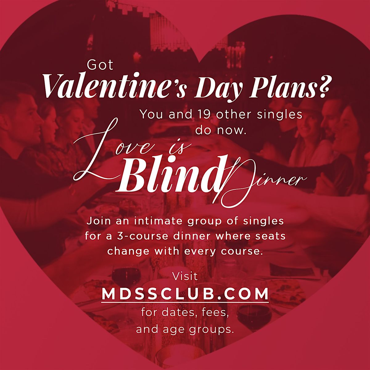 Love Is Blind Valentines Day Singles Dinner