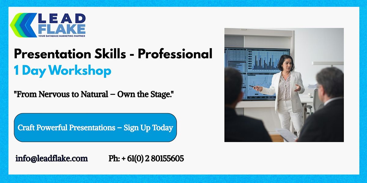Presentation Skills - Professional Workshop in Petaling Jaya