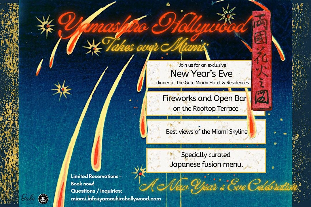 Yamashiro Miami : A New Year's Eve Celebration