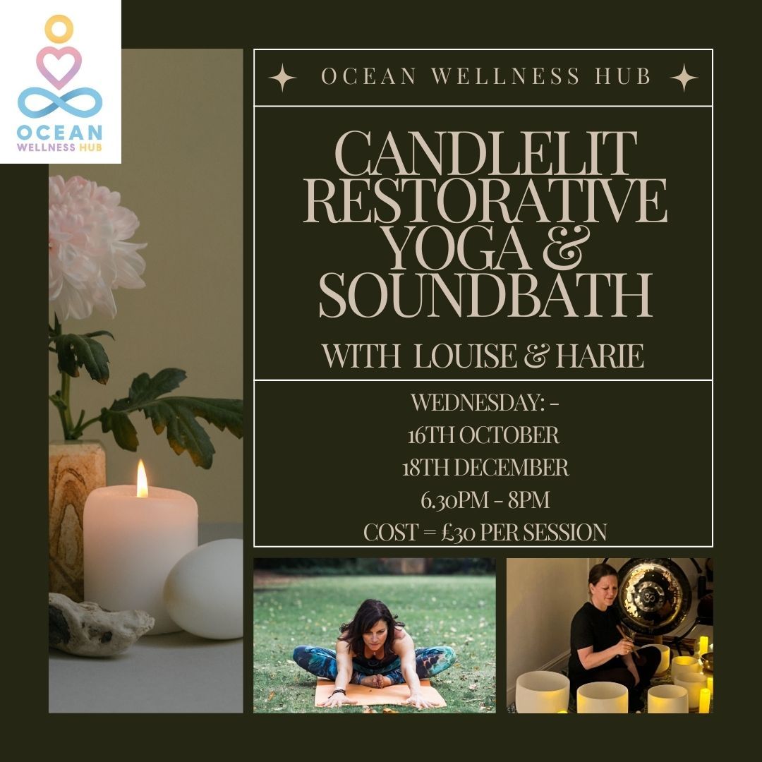 Candlelit Restorative Yoga & Soundbath with Louise & Harie