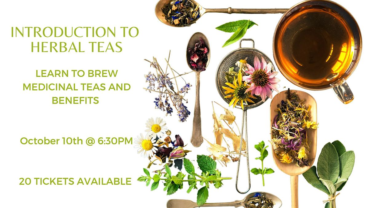 Herbal Tea Tasting - Medicinal Introduction Class