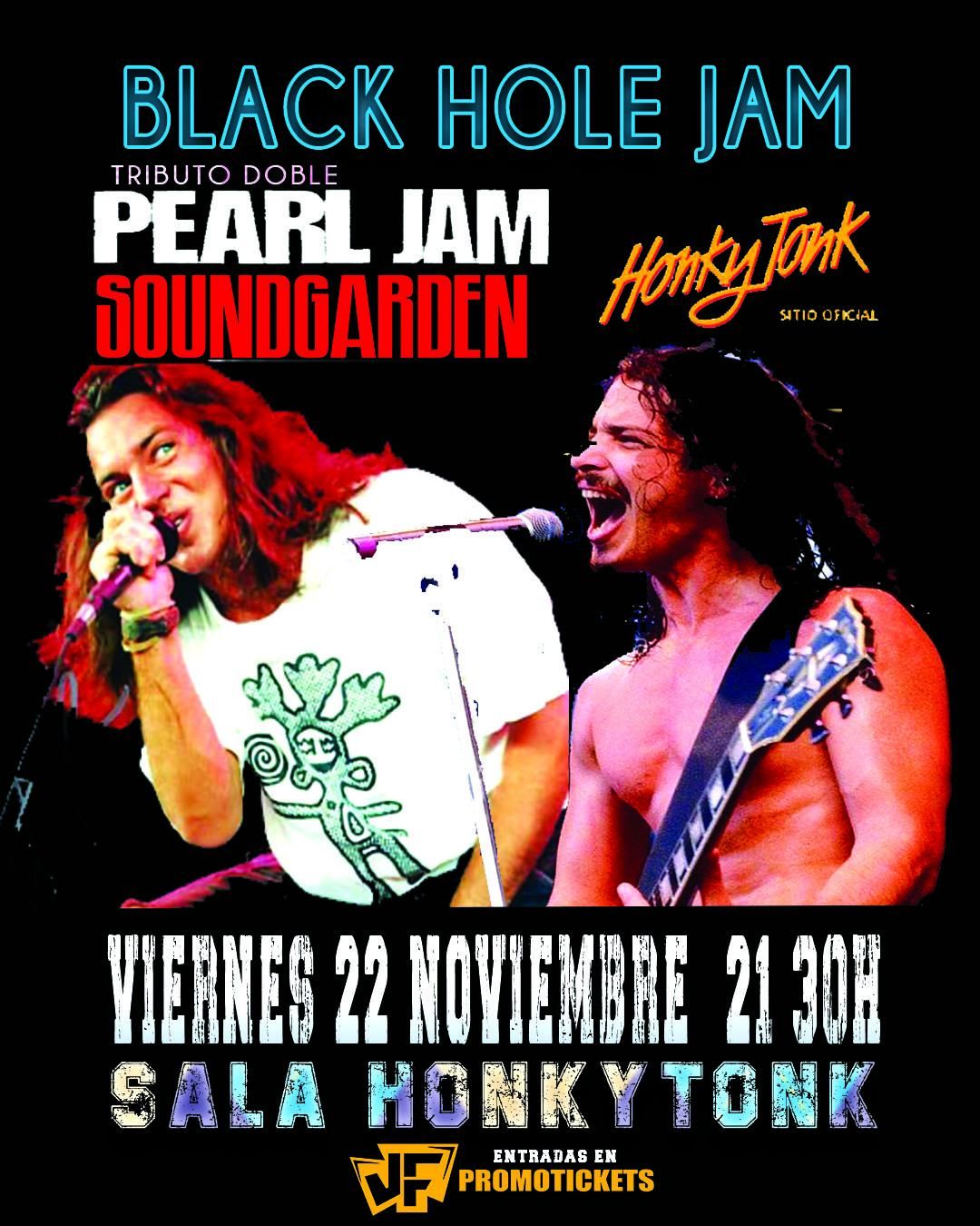 El Gran Tributo Doble a PEARL JAM VS SOUNDGARDEN en Madrid - BLACK HOLE JAM