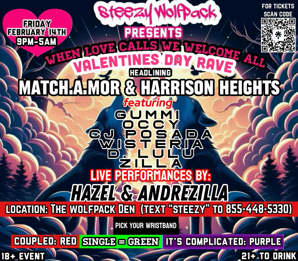 Steezy Wolfpack\u2019s Valentine\u2019s day Rave