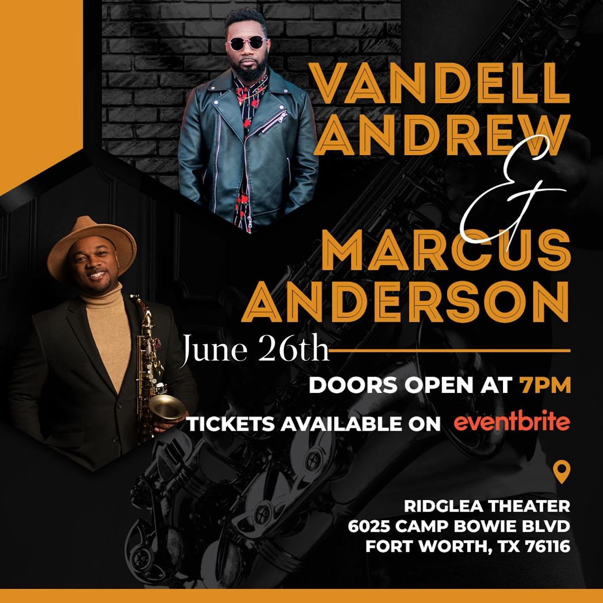 Vandell Andrew & Marcus Anderson LIVE!