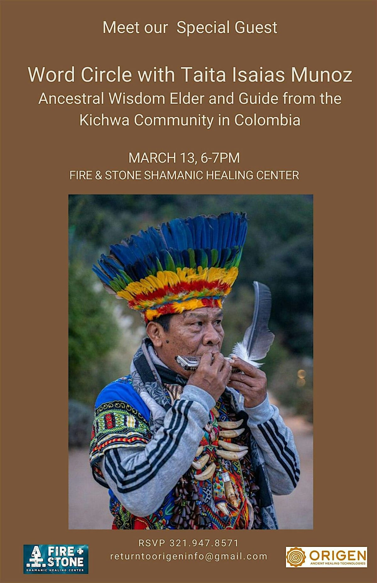 Meet the Healer - Taita Isaias Mu\u00f1oz  from the Colombia Kichwa Community