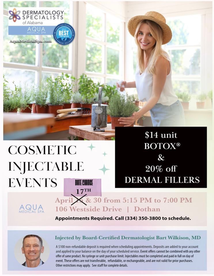 Cosmetic Injectable Event\u2014 Dothan