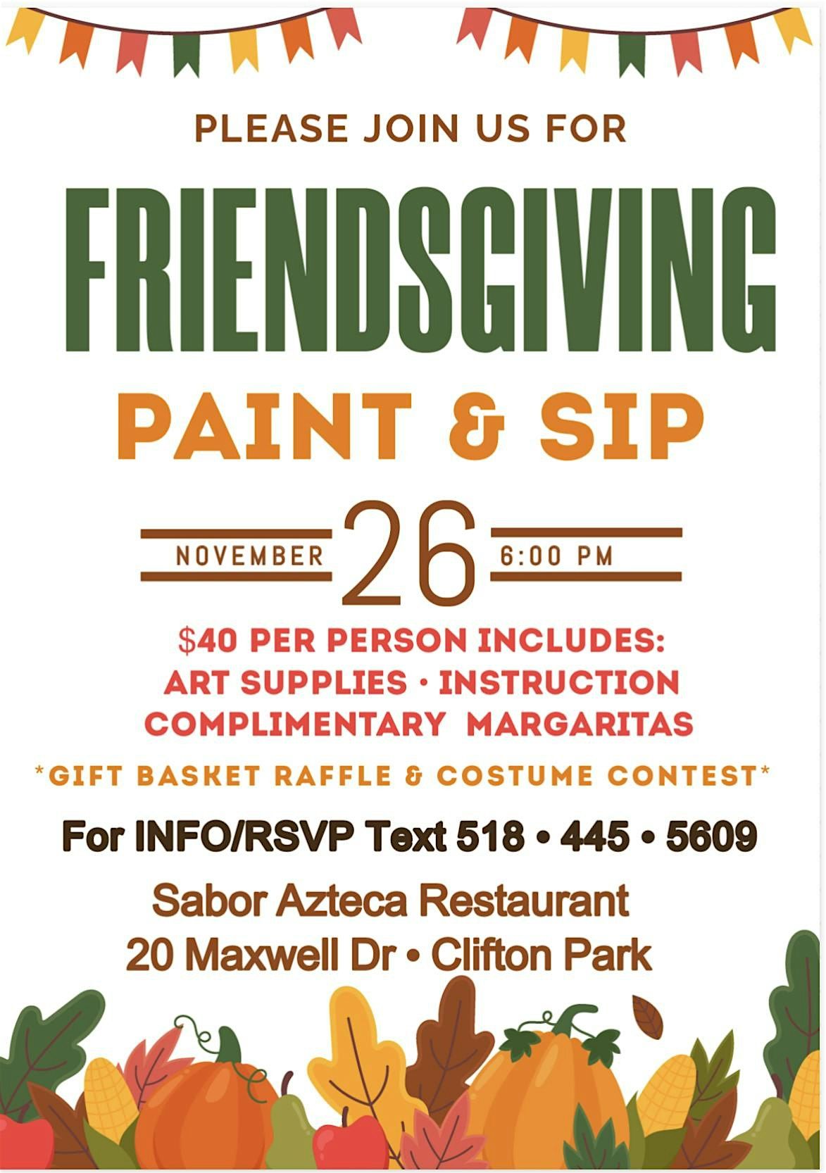 Friendsgiving Paint and Sip