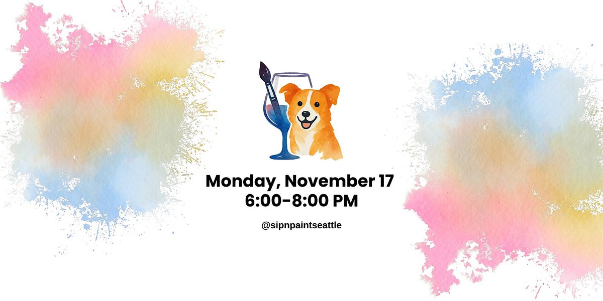 Sip n Paint your pets!