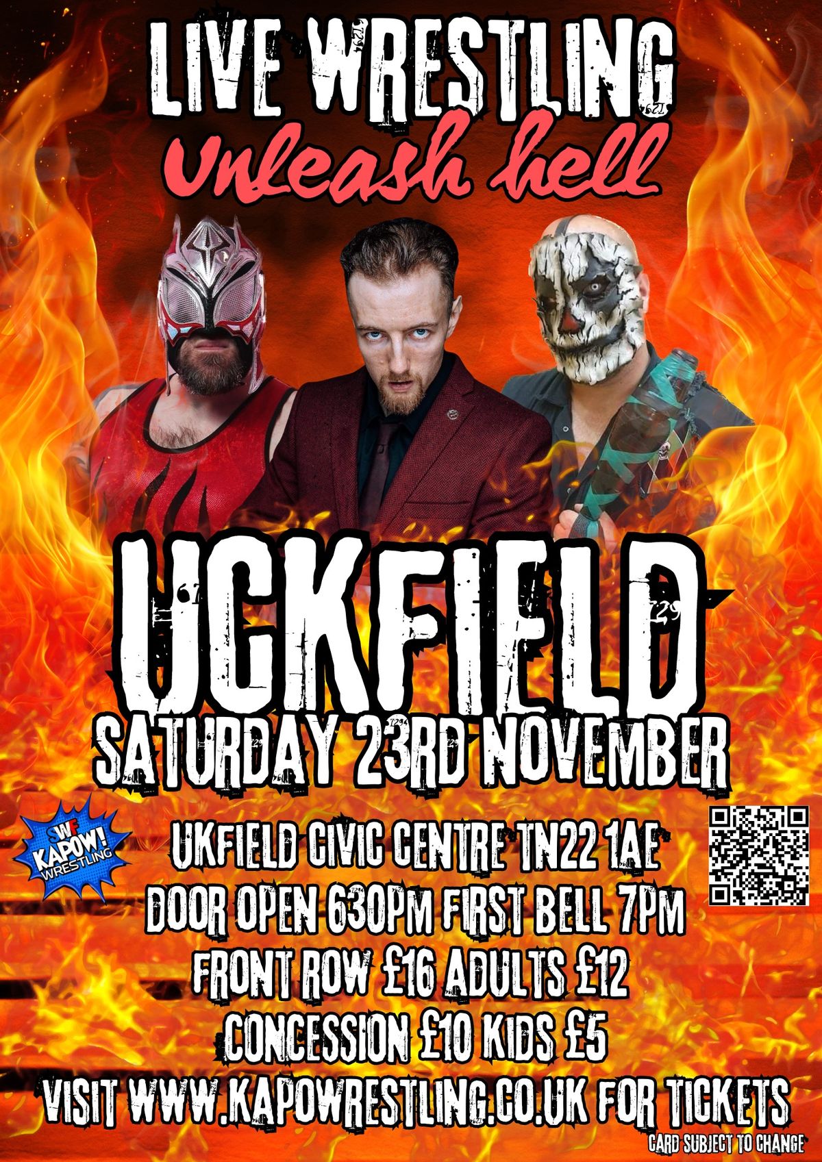 Live Wrestling back in Uckfield 