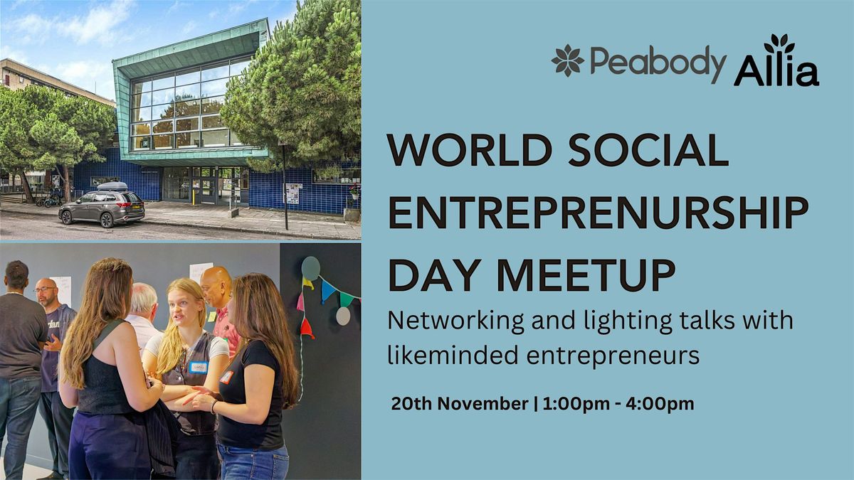 World Social Entrepreneurship Day - Networking and Talks