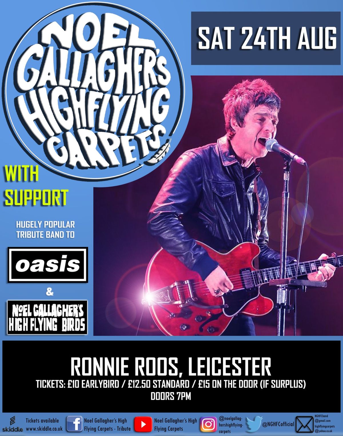 Oasis & Noel Gallaghes High Flying Birds Tribute *Leicester*