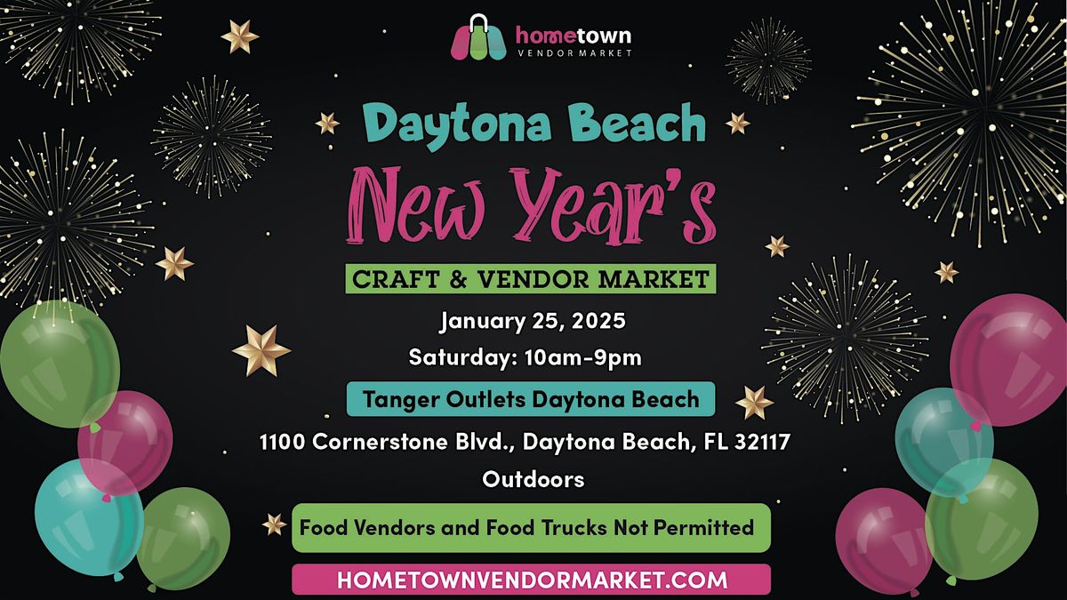 Daytona Beach New Year's Craft and Vendor Market