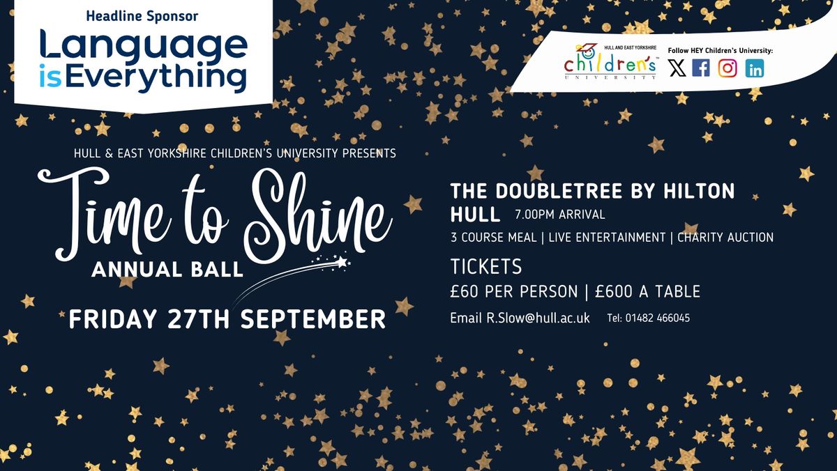 Time to Shine Annual Ball 