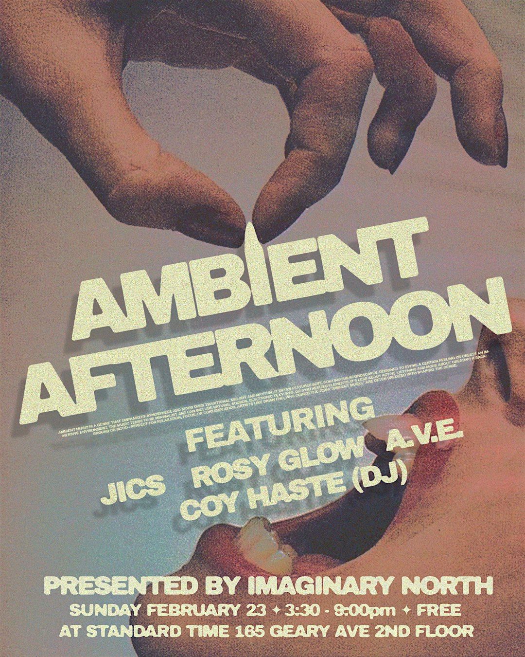 Ambient Afternoon: A free Ambient Music Showcase @ Standard Time