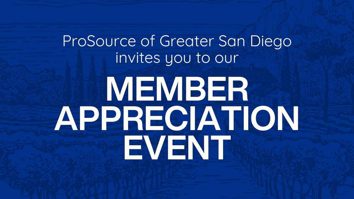 Member Appreciation Event 