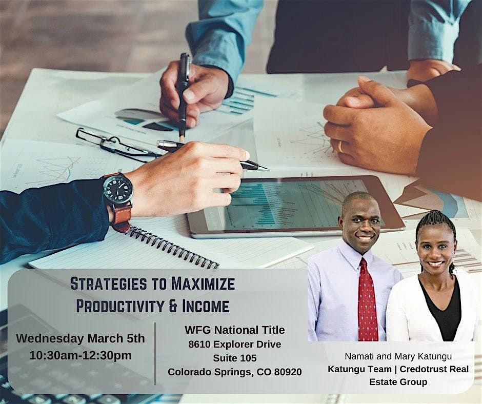 Strategies to Maximize Productivity and Income