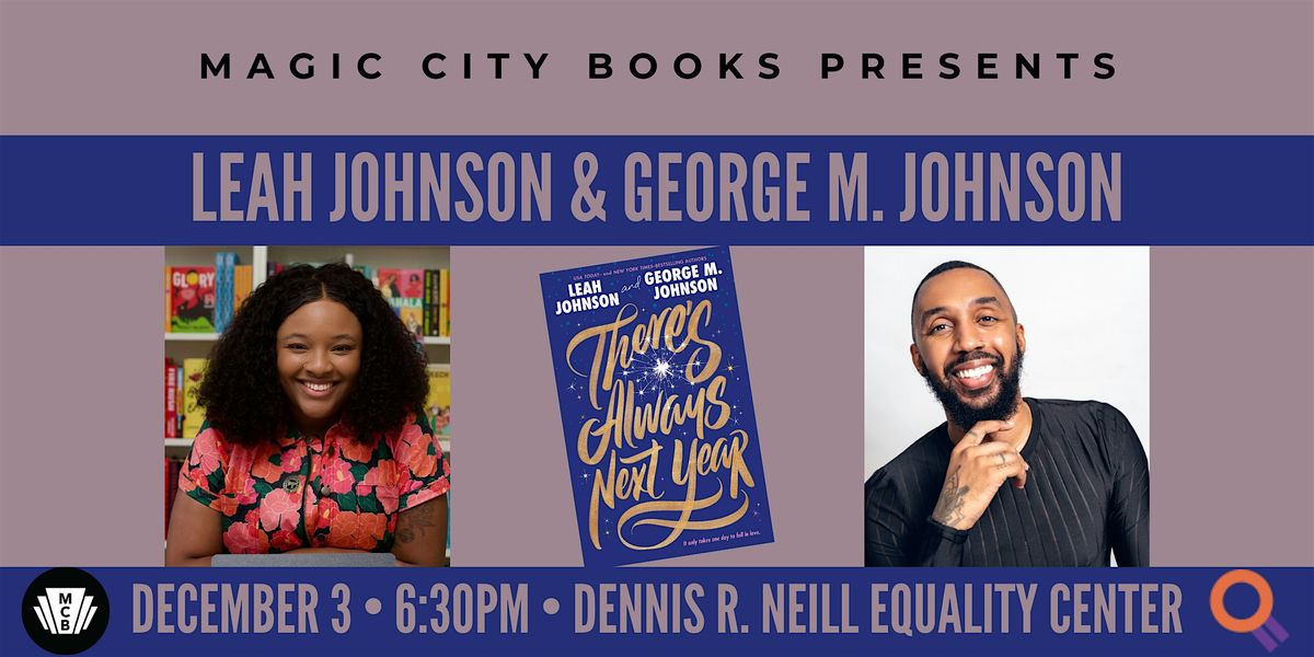 A Special Evening With Leah Johnson & George M. Johnson