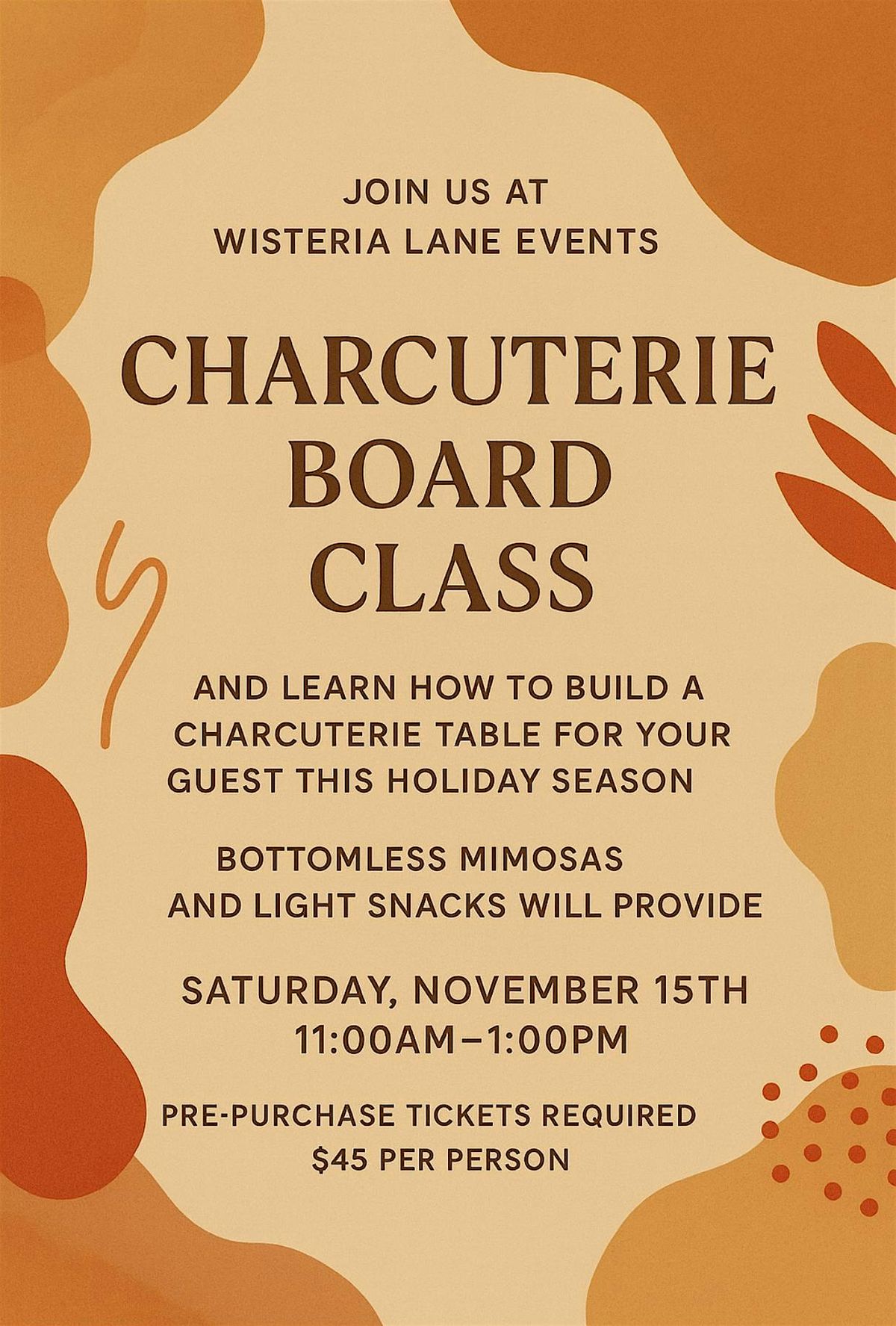 Holiday Charcuterie Workshop! \u2728