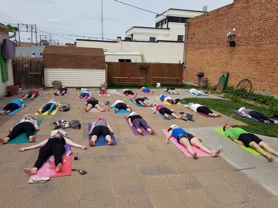 Beer Garden Yoga!