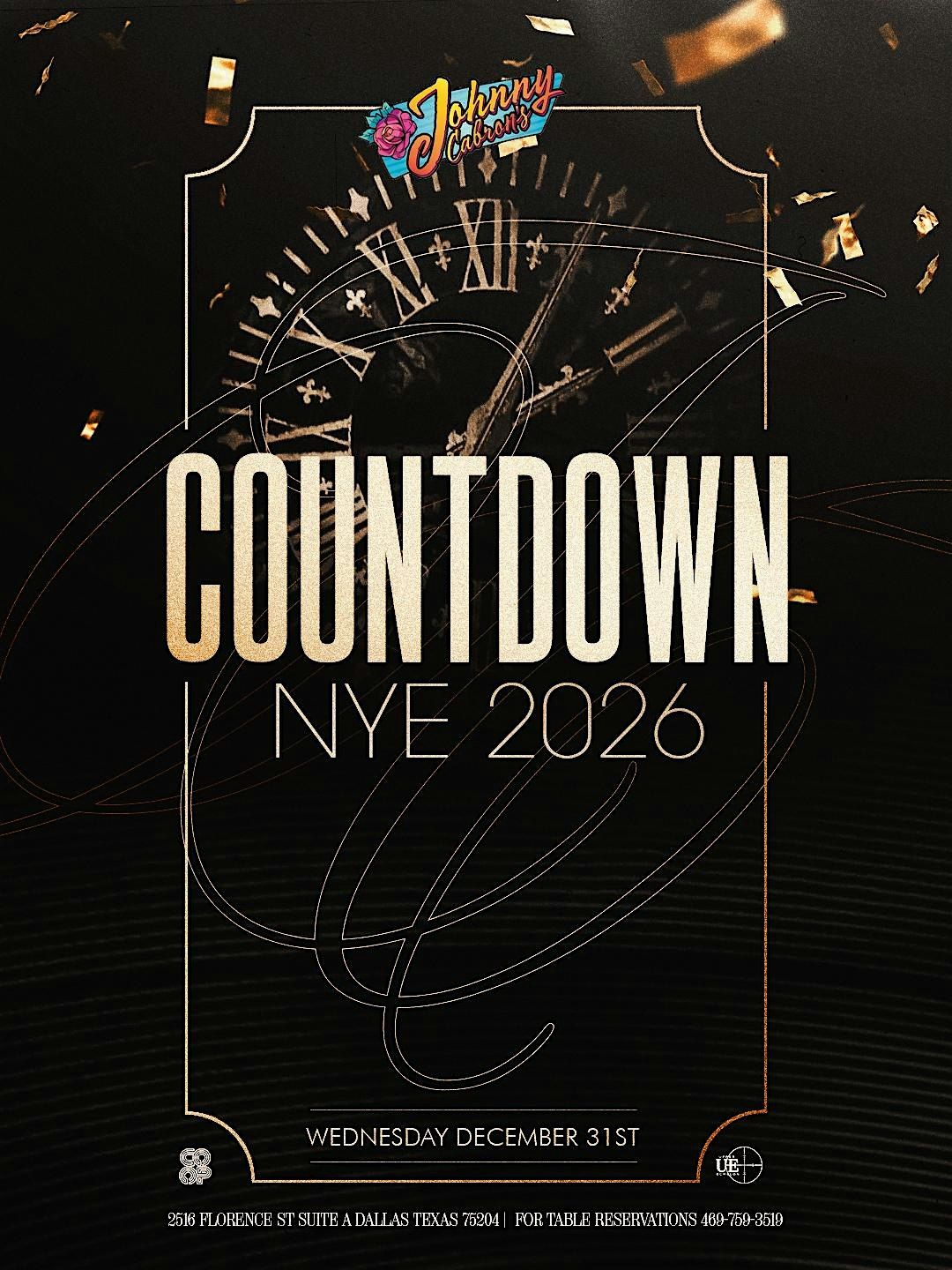 The Countdown NYE 26 | at Johnny Cabrons | Dallas Tx