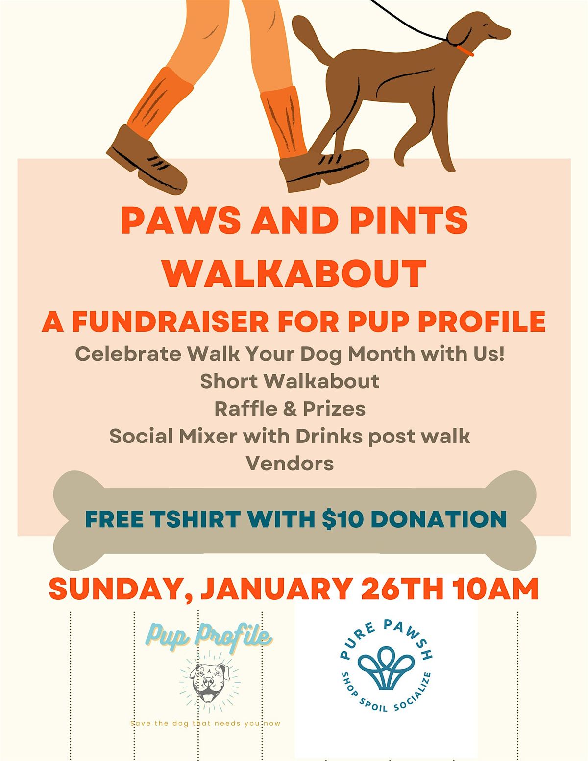 Paws and Pints Walkabout-A Fundraiser for Pup Profile