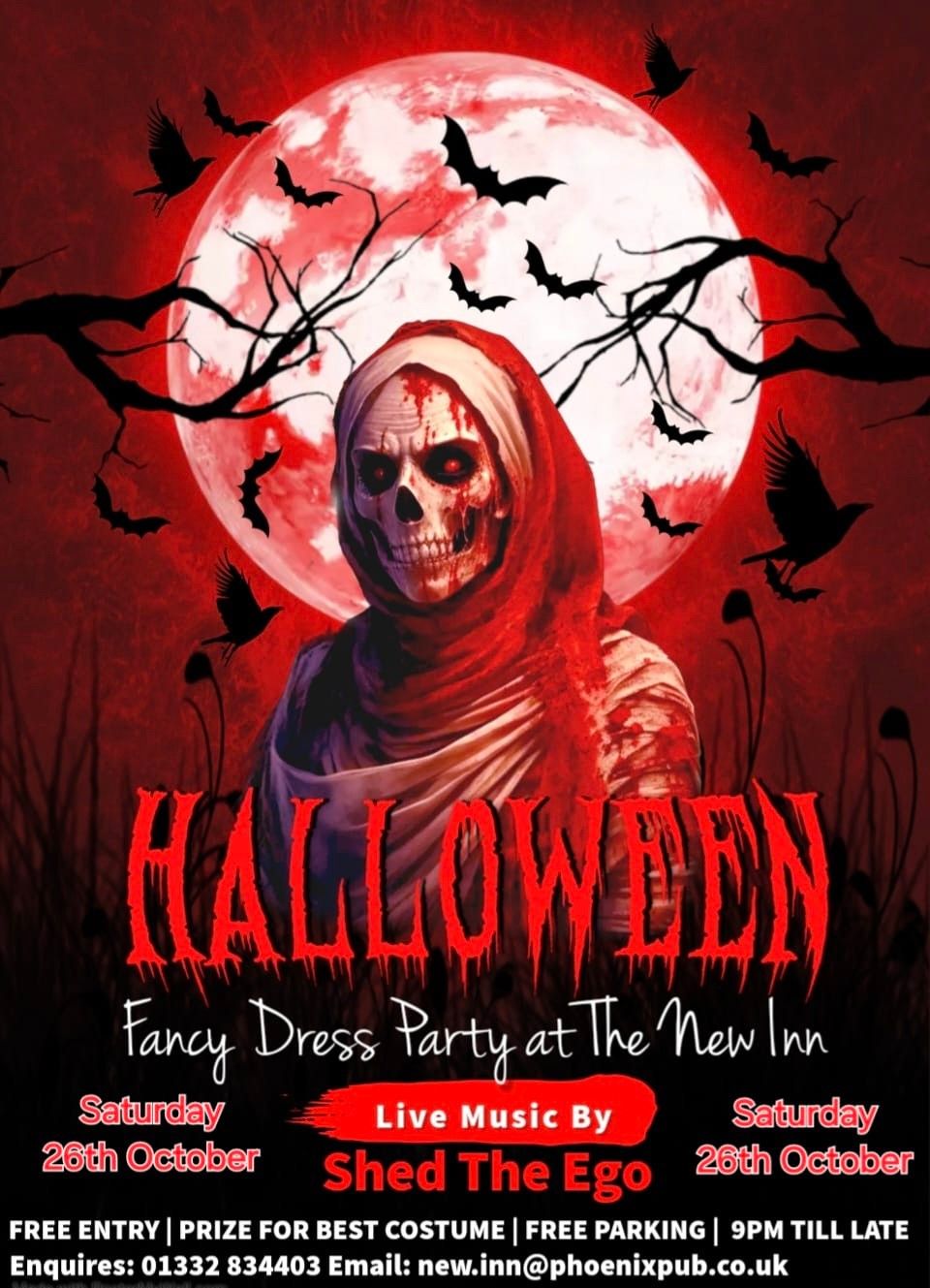 \ud83c\udf83\ud83d\udc7bHalloween Fancy Dress Party @ The New Inn\ud83d\udc7b\ud83c\udf83