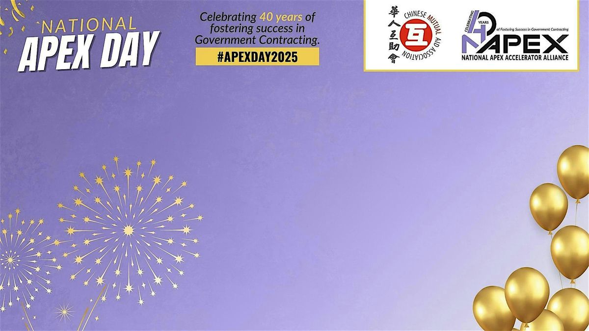 National APEX Day: Capability Statement Workshop