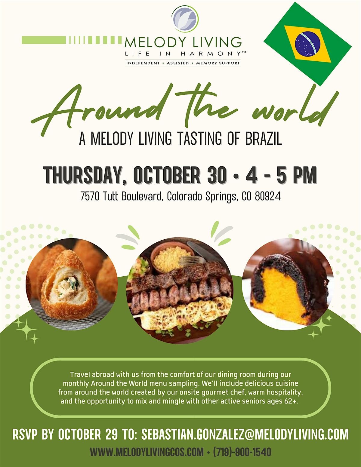 Around the World: A Melody Living Tasting of Brazil