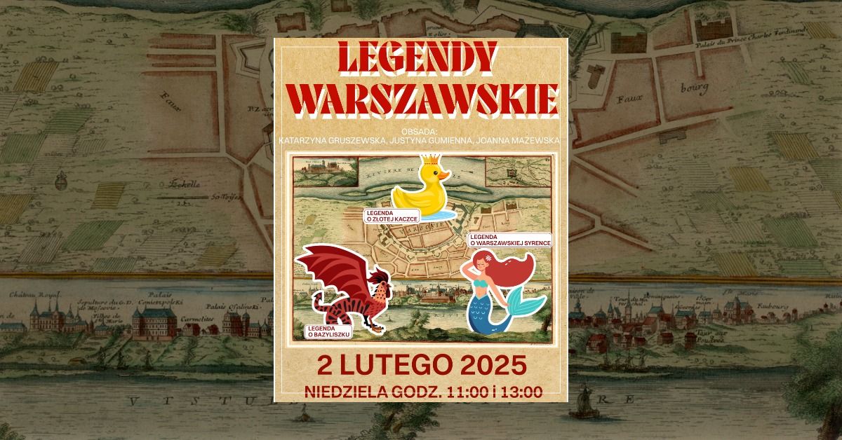 Spektakl dla dzieci \u201eWarszawskie podr\u00f3\u017ce z legend\u0105\u201d Teatru Itakzagramy