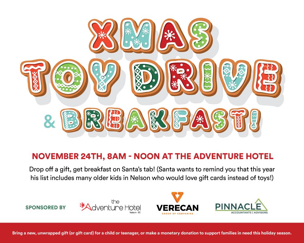 Toy Drive & Community Breakfast at the Adventure Hotel