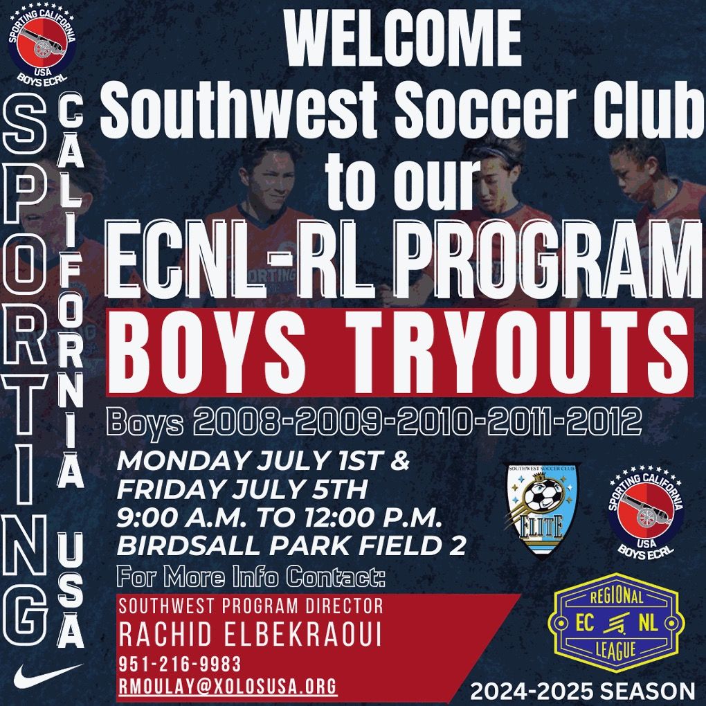 ECNL RL TRYOUTS 